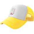 thumbnail image 1 of Hockey Stick in American Flag Mesh Back Trucker Cap Baseball Cap, 1 of 8