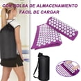 thumbnail image 4 of Esterilla de acupresión, almohada de masaje acupresión por, set de acupresión, para Relaje y masajee los músculos del cuerpo para aliviar el dolor, con bolsa de almacenamiento (Púrpura), 4 of 5