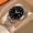 All silver and black, variant on Men's fashion watch with single date and luminous display, Korean-style trendy business men's watch, men's wristwatch with large numbers