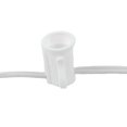 thumbnail image 4 of Novelty Lights C7 Red Ceramic Christmas Lights Set - Indoor/Outdoor Christmas Light String – Opaque Christmas Bulbs – Outdoor String Lights - White Wire - 25 Foot, 4 of 5