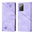 thumbnail image 2 of Compatible with Samsung Galaxy Note 20 Classic Embossed PU Leather Case with Card Holder Shockproof Cover, 2 of 5