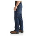 thumbnail image 5 of Carhartt Men's Full Swing Relaxed Fit Dungaree Jeans Dark Blue 40W x 30L, 5 of 7