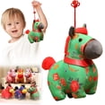 thumbnail image 2 of XIANXIAN 2026 Year of The Horse Chinese New Year Ornaments, Cute Hanging Horse Plush Mascot Figurine, 2026 Chinese Zodiac Ornaments Spring Festival Decorations New Year Gifts (6.3In), 2 of 6