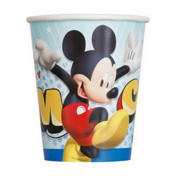 Disney Mickey Mouse Roadster 9oz Paper Cups - 8ct