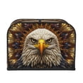 thumbnail image 2 of Lsque Vintage Pattern Bald Eagle Print 4 Slice Toaster Cover , Kitchen Appliance Dustproof Protector , Toaster Protector Dustproof Kitchen Appliance Cover, 2 of 7