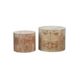 thumbnail image 5 of Noble House Nesting Coffee Tables, Burl Round Accent Tables for Living Room, Bedroom, Office, Natural, Set of 2, 5 of 7