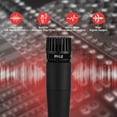 thumbnail image 3 of Pyle Professional Dynamic Microphone - 2-Pack Unidirectional Handheld Moving Coil Mic with Built-in Pop Filter, 15 ft. XLR Audio Cable, Ideal for Stage, Karaoke & Studio Performances, 3 of 7