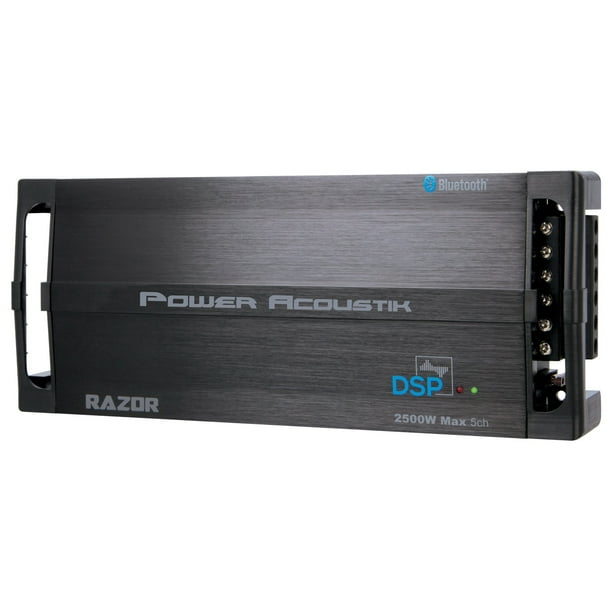 Power Acoustik RZ52500DSP Razor Series 2,500Watt Max 5Channel Class