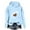 A068 Sky Blue, variant on TrendOFT Game Day Hooded Sweatshirt Women Funny Football Graphic Hoodies Game Day Long Sleeve Pullover Tops Black S