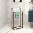 thumbnail image 1 of Towel Rack for Bathroom Storage Freestanding Towel Bar Stand Hand Towel Holder Ladder Drying Rack Bathroom Organizers Accessories for Bath Storage & Hand Towels, 1 of 6