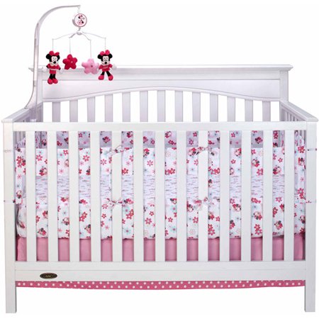 Disney Baby Sweet Minnie Mouse Crib Liner Walmart Com