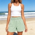 thumbnail image 6 of Tumotour Summer Board Shorts for Women's Plus size Outdoor Work Shorts Jogging Walkshort Plaid Pajama Bottoms Shorts with Pocket, 6 of 10