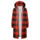 thumbnail image 5 of Pntutb - Chaqueta con capucha para mujer, con cremallera, manga larga, con bolsillo, blusa, abrigo Pntutb Pntutb-7667, 5 of 6