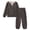 Black, variant on OJSFQUFP (2-15 Years) 2Pcs Girls Pajamas Fall Winter Children Coral Fleece Little Oversized Flannel Homewear Pajamas
