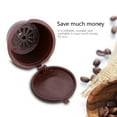 thumbnail image 3 of Refillable  Filter 2Pcs Food Grade Pp   304 Stainless Steel Reusable Refillable Coffee  Filter Brown, 3 of 8