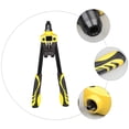 thumbnail image 3 of BEADCEST 1Pc Practical Riveting Tool Yellow Manual Riveter with Compact Design, 3 of 8