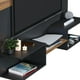 thumbnail image 3 of Moru Mueble para TV  65" Dúo Negro, Panel Flotante con Repisas, Centro de Entretenimiento,  |160x30x120|, 3 of 8