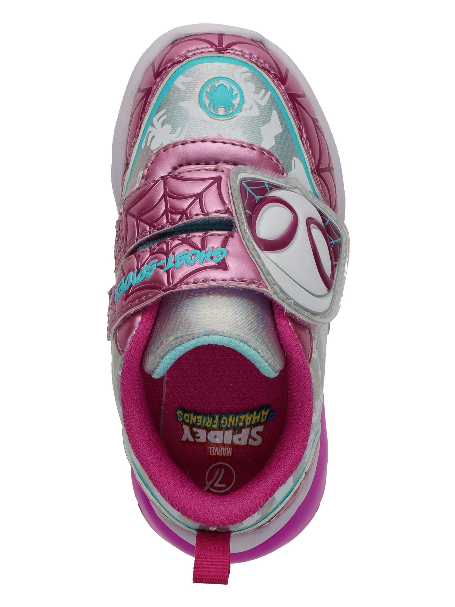Spidey Toddler Girl Light-Up Sneaker with On/Off Power Button