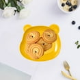 thumbnail image 6 of Teddy Bear Spitting Household Dining Table Garbage Tray, Transparent Plastic Fruit Candy Tray, Multifunctional for Parties Family Gatherings, Easy to Clean, 6 of 6
