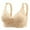 Beige, variant on Women's Mother Underwear Seamless Gathering No Steel Ring Vest Style Bra Women Push Up Bra Seamless Full Coverage Bras, Size 36