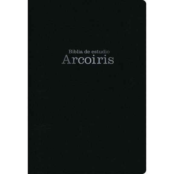 Mass Market RVR 1960 Biblia de Estudio Arco Iris, Negro Símil Piel (Hardcover)