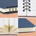 thumbnail image 3 of Cuaderno en espiral con rayas para estudiantes, A5, 1 paquete de 5,5 x 8,3 pulgadas, cuadernos de escritura de viaje con tapa dura, cuaderno de notas, cuaderno de bocetos, diario de negocios para, 3 of 7