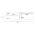 thumbnail image 4 of Mueble Rack De Tv Pantalla 55puLG Roatan Blanco Excelsior, 4 of 5