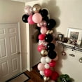 thumbnail image 6 of Pink and Black Balloon Garland Kit, 114 Pcs Hot Pink Pastel Pink Black White Confetti Latex Balloons Mouse Theme Balloon Arch for Girls Women Birthday Wedding Baby Bridal Shower Party Decorations, 6 of 17
