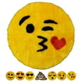 thumbnail image 2 of Emoji Rug Soft and Cute - Perfect for Children - Made in France - Kissing Face, 2 of 6