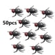 thumbnail image 1 of Fiudx juguetes Juguete de plástico, mosca falsa, insectos de plástico falsos, juguetes para moscas, juguetes de broma y truco, 1 of 2