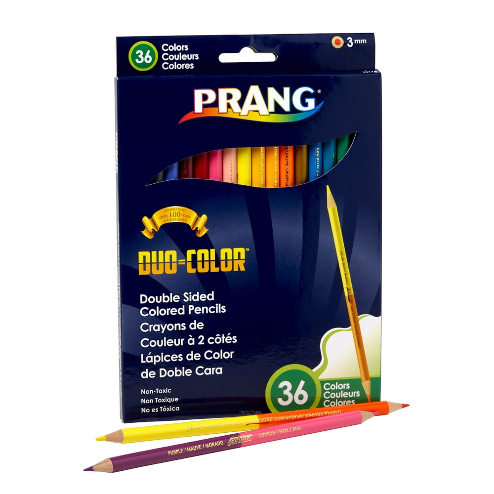 Prang Duo Colored Pencils 36 Unique Colors 18 Count Art Set Walmart