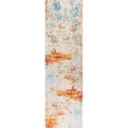 thumbnail image 6 of JONATHAN Y CONTEMPORARY POP 2 x 8 Runner Rug, Sunset Abstract - Orange/Multi, CTP114B-28, 6 of 10
