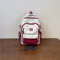 thumbnail image 2 of 2024 Summer New Student School Bag Backpack Soft Material Capacity Large Upper Body Easy Ergonomic black, 2 of 6