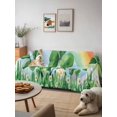 thumbnail image 6 of St Patrick's Day Couch Cover, Green Gnomes Shamrock Cloud Plants Rainbow Sofa Cover Blanket for 3 Cushion Couch, Sectional Sofa Slipcover Furniture Protector for Living Room Bedroom 71''x134'', 6 of 9