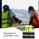 thumbnail image 2 of GOOHOCHY Chaleco reflectante de seguridad, práctico chaleco ligero de alta visibilidad para seguridad en el trabajo, tráfico de voluntarios de emergencia (amarillo), 2 of 7