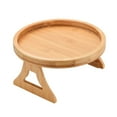 thumbnail image 1 of MesaSe Bamboo Wood Living Room Foldable Portable Sofa Arm Tray, 1 of 14