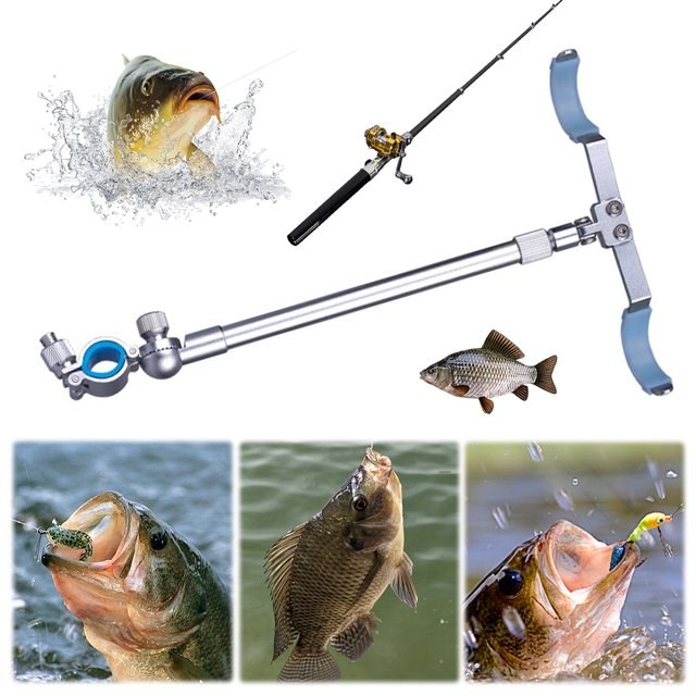 Soportes para Cañas Pescar Accesorios Cajas Pesca Telescópicas Ajustables 2
