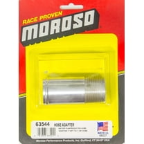 Moroso Straight 1 in NPT Male to 1-1/4 in Hose Barb Aluminum P/N 63544