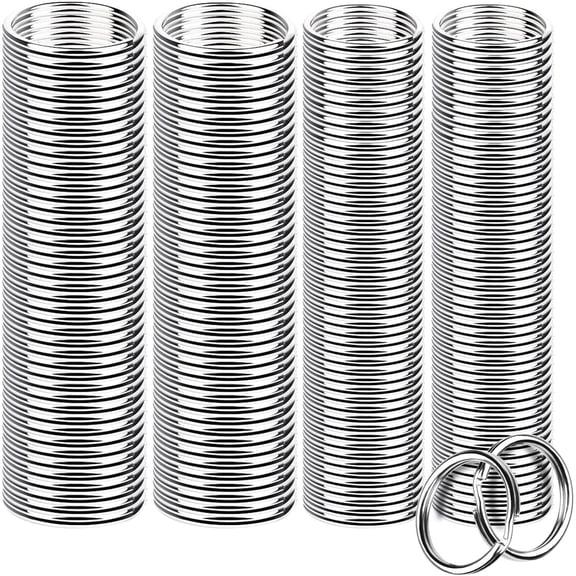 100 Pieces Split Key Rings Bulk for Keychain Key and Art Crafts(28 mm /1.1 inch 100pcs)