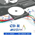 thumbnail image 5 of PIODATA CD-R Disque Vierge 52x700MB Résistant à l'Humidité Imprimable à Jet d'Encre Blanc - 100 Disques Boîte à Gâteau Broche, 5 of 5