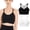 Black+White, variant on SOMER Sports Bras for Women High Support Impact Padded Gym Essentials Seamless Workout Bra Adjustable Tank Top Black