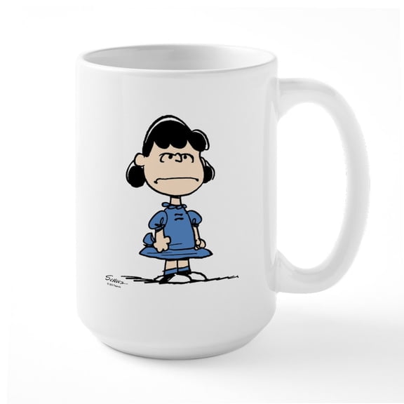 CafePress - Lucy Van Pelt Large Mug - 15 oz Ceramic Large White Novelty Mug