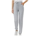 thumbnail image 1 of Bigersell Women's Bootcut Pant Full Length Pants Fashion Women Leisure Sports Pants Trousers Loose Pants Pure Color Long Pants Curvy Bootcut Pants for Ladies, 1 of 6