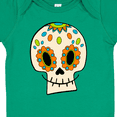 thumbnail image 4 of Inktastic Smiling Sugar Skull for Day of the Dead Boys or Girls Baby Bodysuit, 4 of 5