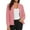 Pink #728, variant on Bovemsi Bomber Jackets for Women Jacket Casual Coat Zip Up Outerwear Windbreaker With Pockets Light Jackets