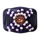 thumbnail image 1 of Perlas de madera retro Magic Hair Comb Inserto de horquilla de doble fila TFixol  Peine, 1 of 7