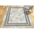 thumbnail image 2 of Gray Rugs, Flat Rug, Soft Tones Rug, Modern Rugs, Minimal Rug, Indoor Rug, Custom Rug, Non-Slip Carpet, Nursery Rug, Gift For The Home, 2.6'x9.2' - 80x280 cm, 2 of 4