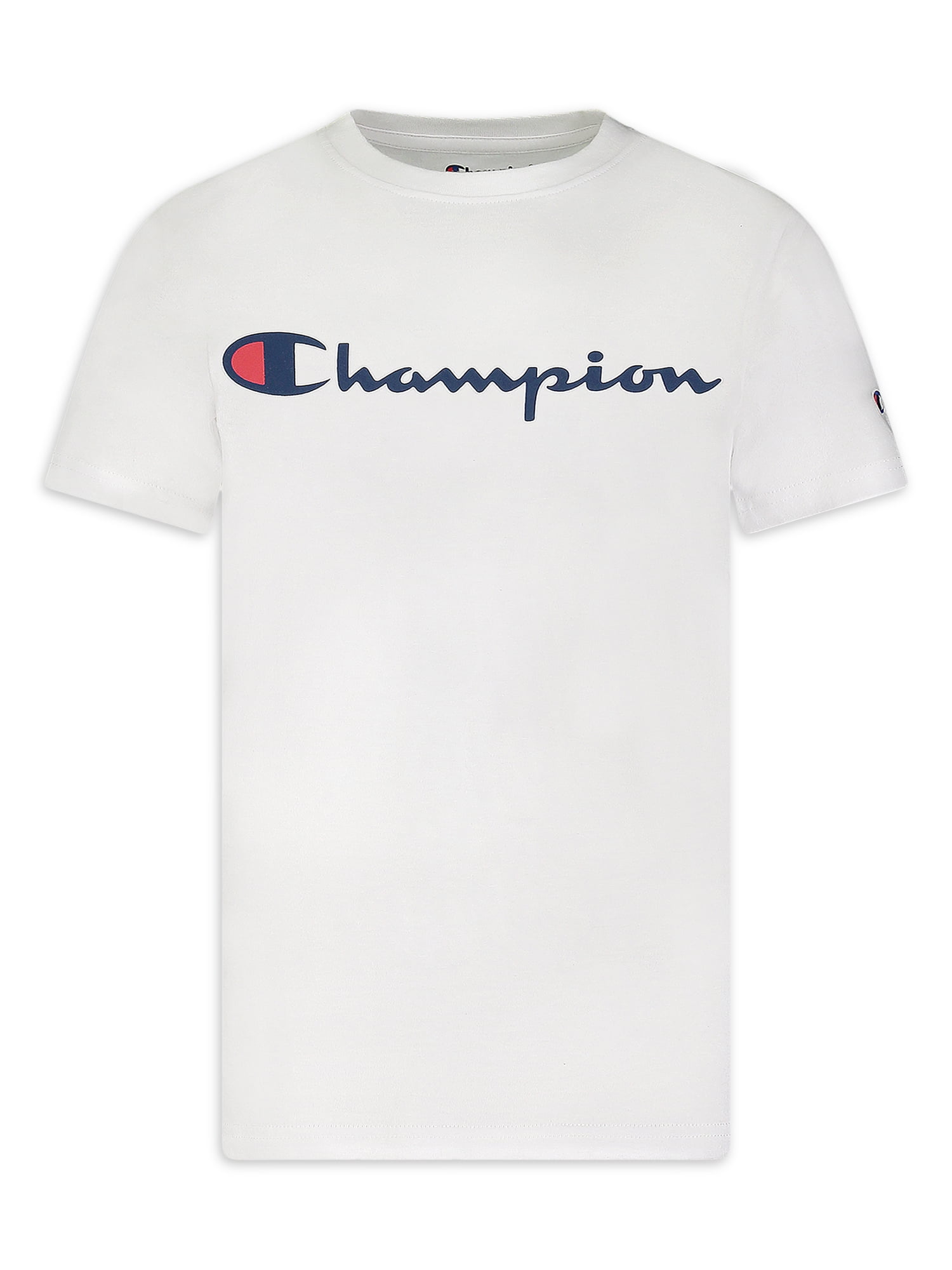 Champion Boys Signature Short Sleeve Graphic Athletic T-Shirt, Sizes 8 ...