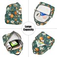 thumbnail image 5 of FORMRS Mini Backpack Purse for Women Travel Daypack Casual Shoulder Bag, Floral Orange Pattern, 5 of 7