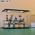thumbnail image 5 of SUMMIT Clear Acrylic Display Case Stand with Led Light 2/3/4/5/6 Tier Storage Box Showcase Dustproof Organizer Box for Collectibles (3Tier 12.4*7*9inch), 5 of 14